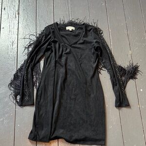 Idyllwind Black Fringe Detail Top